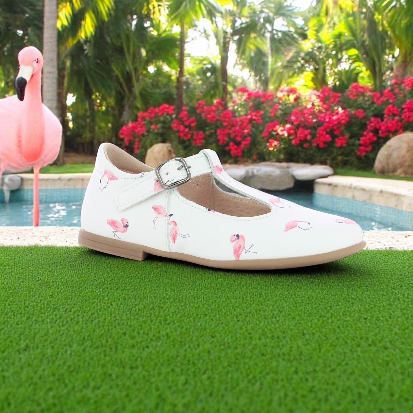Bea - Blanc Flamingo