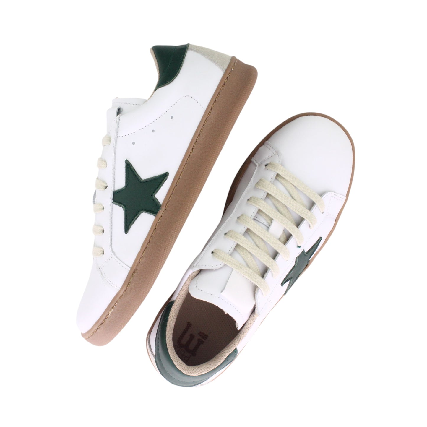 Itri- Cuir blanc et vert