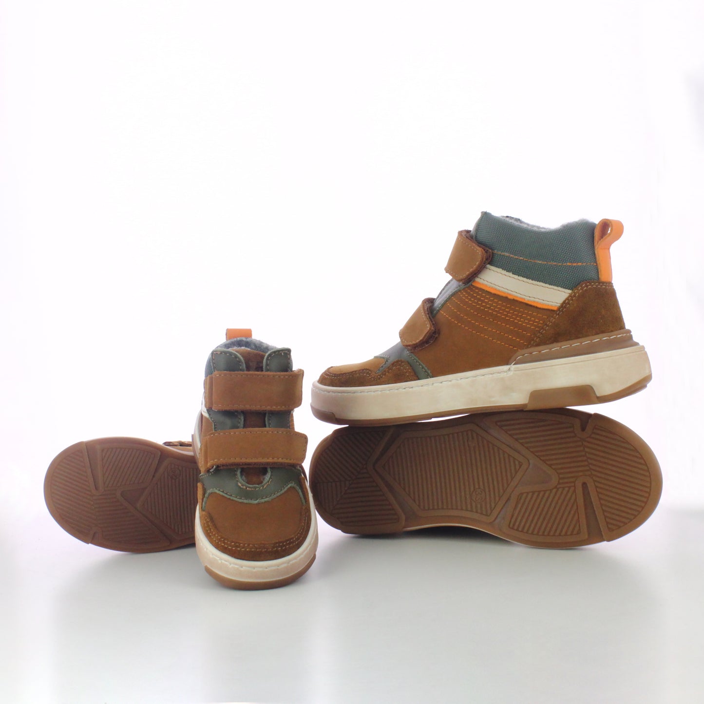 حذاء رياضي موغانو سيت كاكي رمادي عالي الجودة مملوء بالفرو