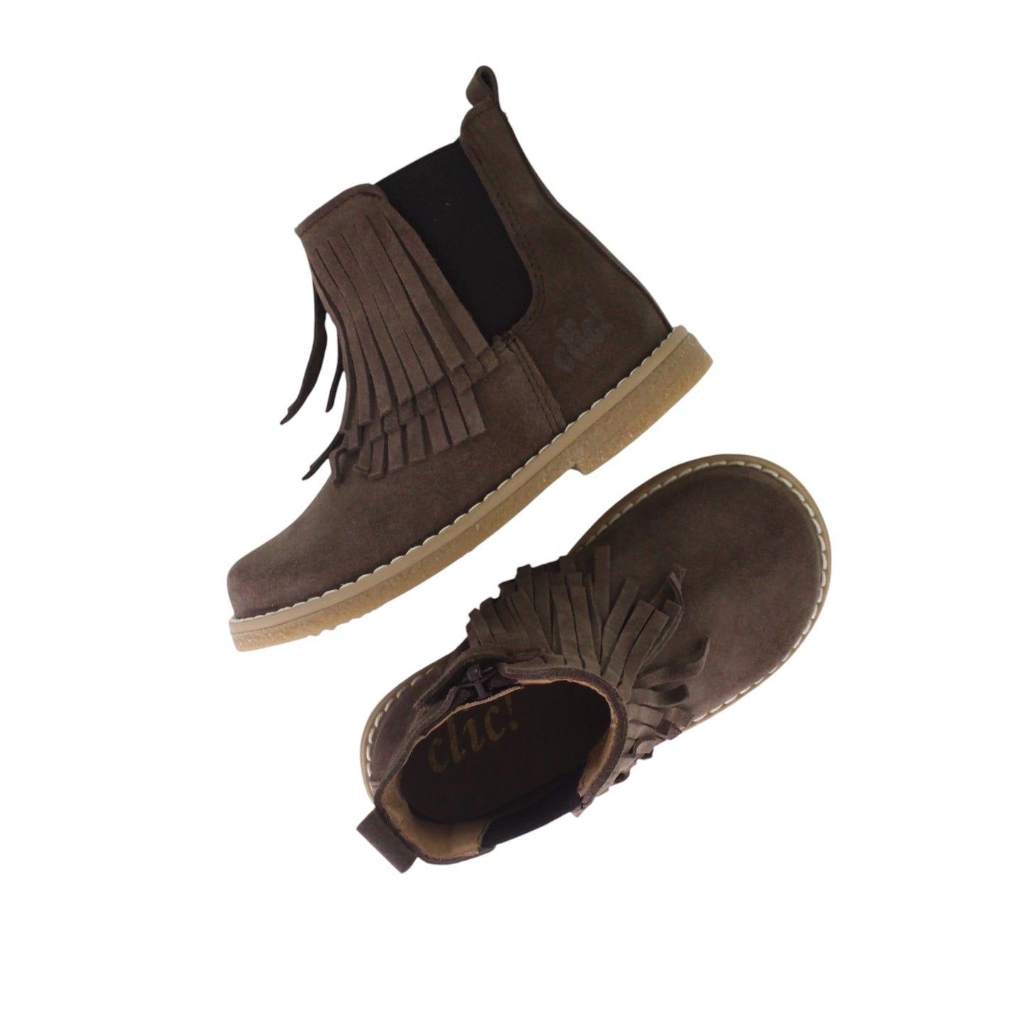 حذاء بني داكن