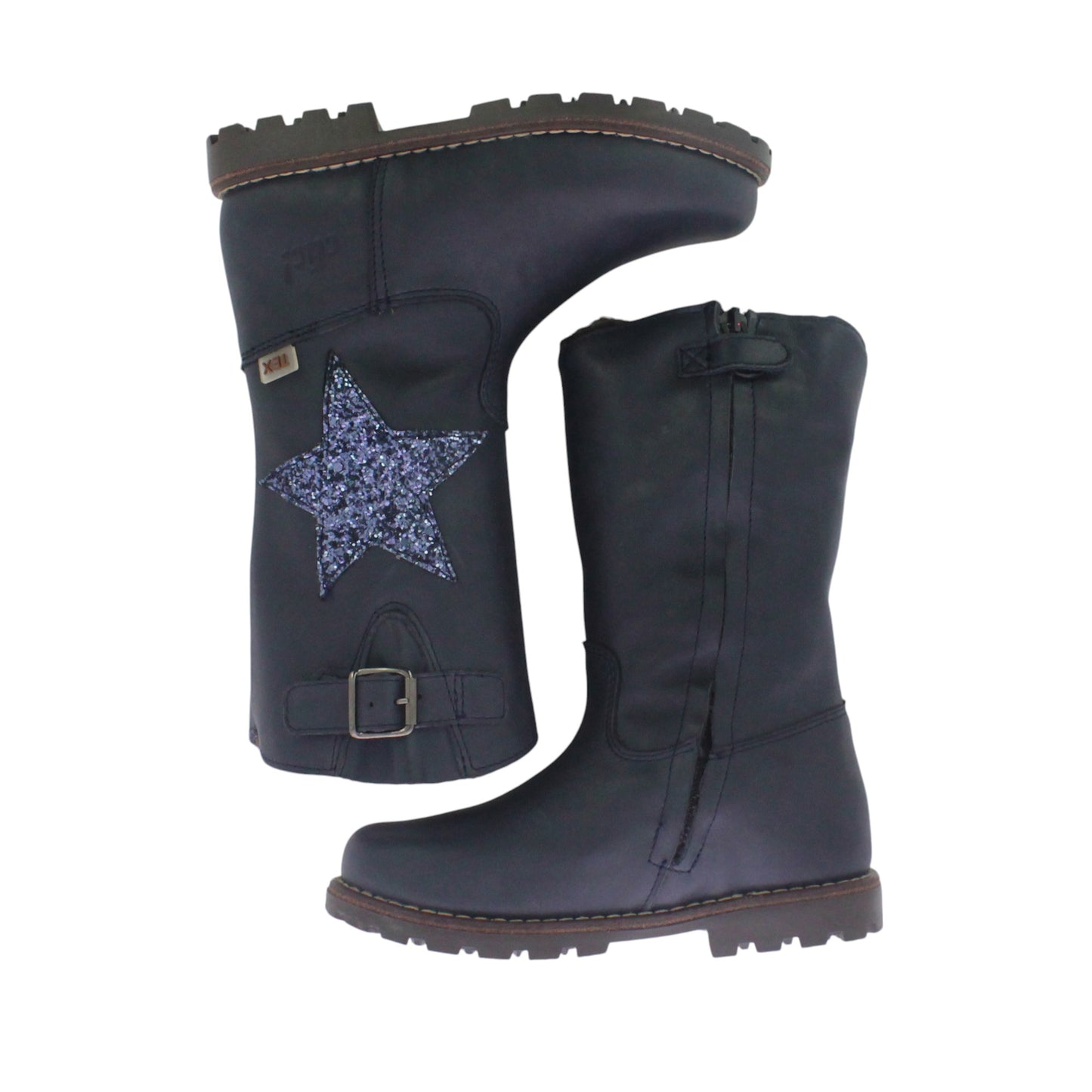 حذاء AZUL MARINO مبطن بالفراء