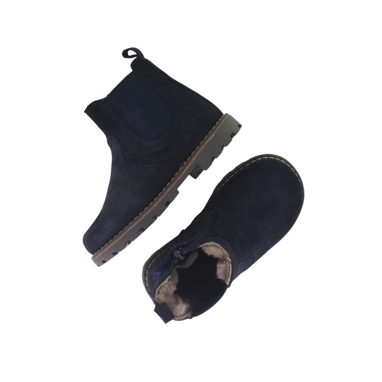 حذاء NAVY AZULI OSCURO مملوء بالفراء