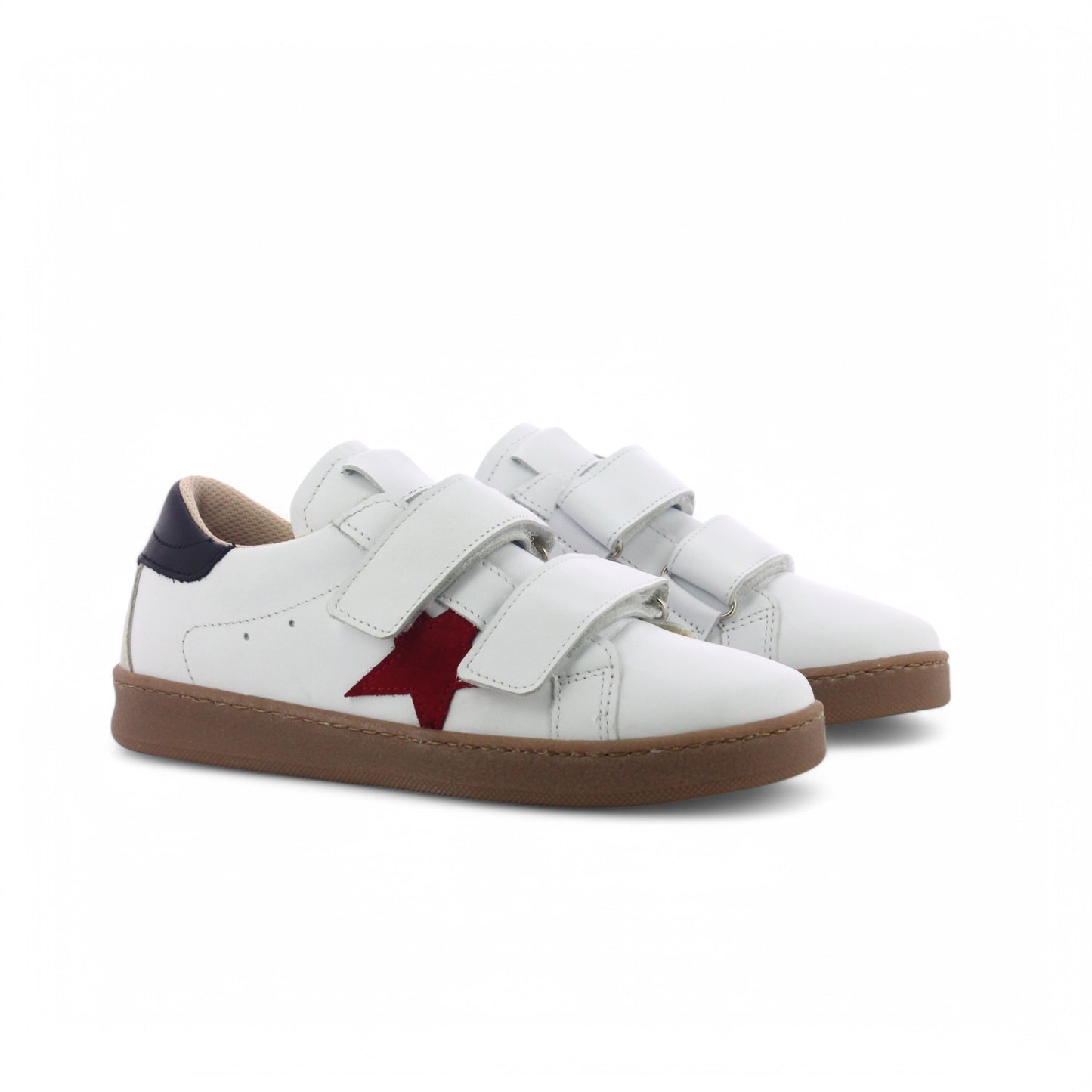 Itri- Cuir blanc et rouge