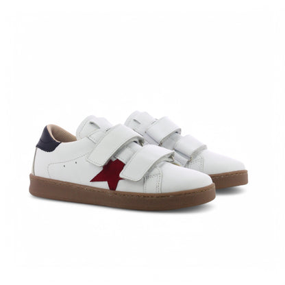 Itri- Cuir blanc et rouge