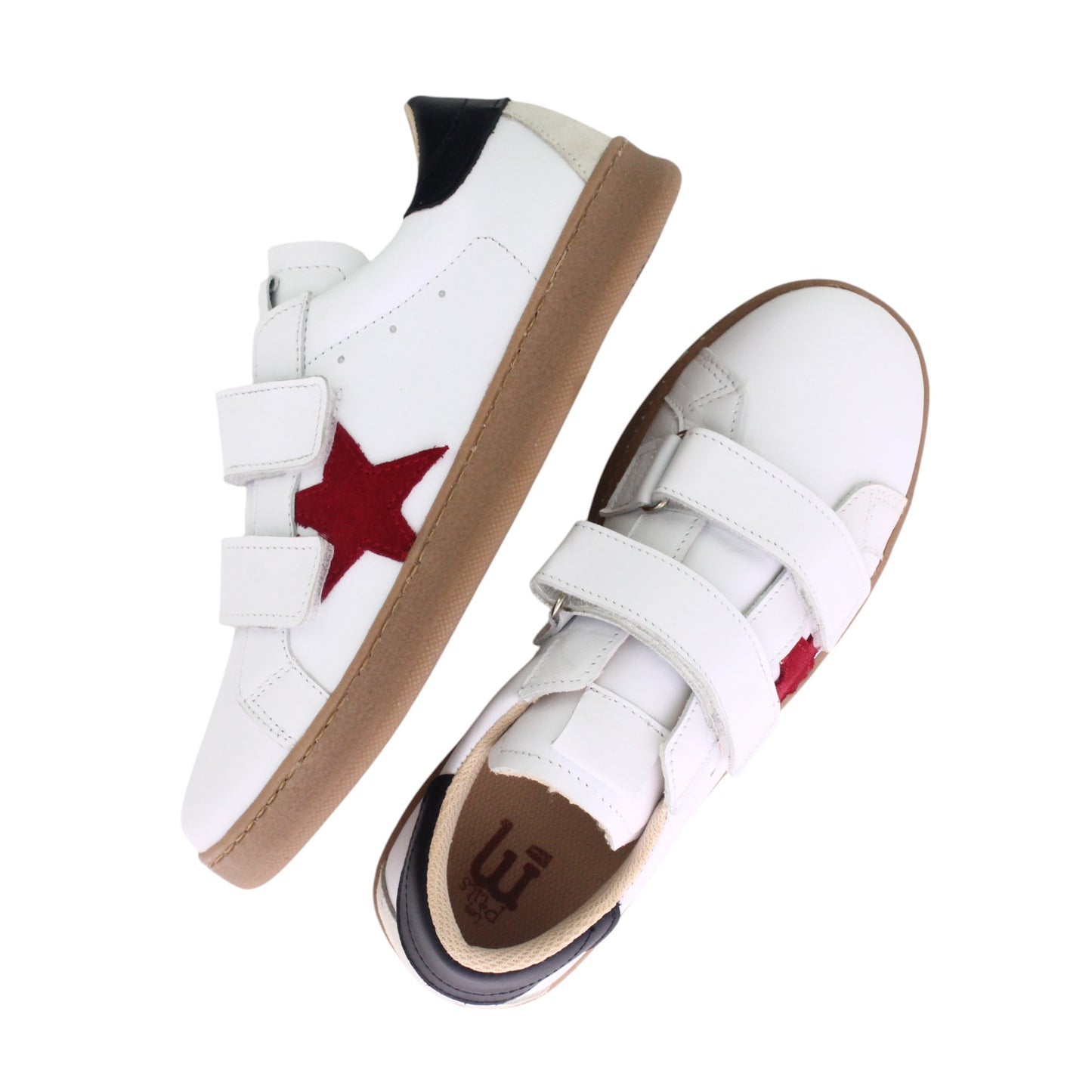 Itri- Cuir blanc et rouge