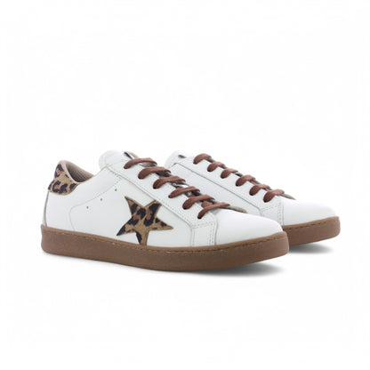 Itri  - Blanc & motif léopard