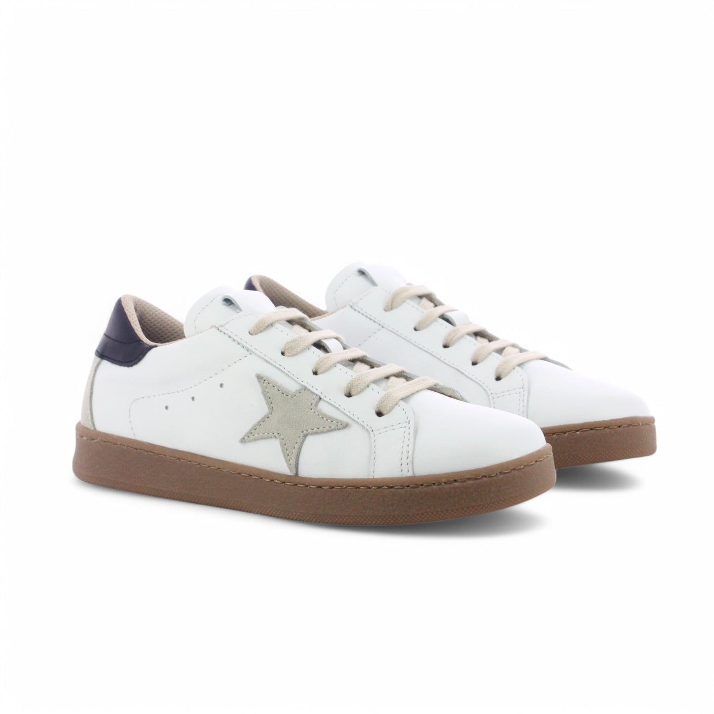 Itri- Cuir blanc et beige