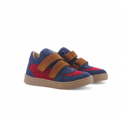 Zelie - Camel, Bleu, Rouge