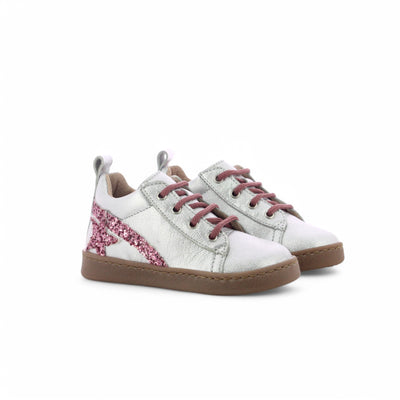 Aloya - Argenté & glitter rose