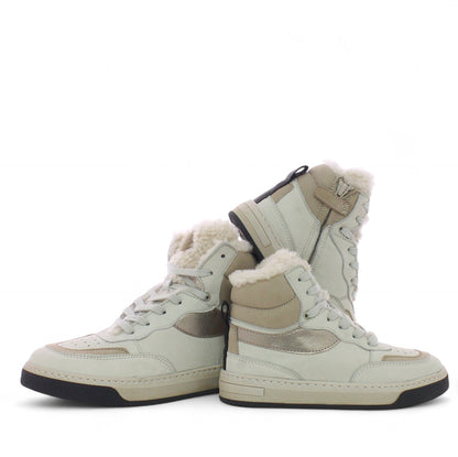 High-pile - White & Beige
